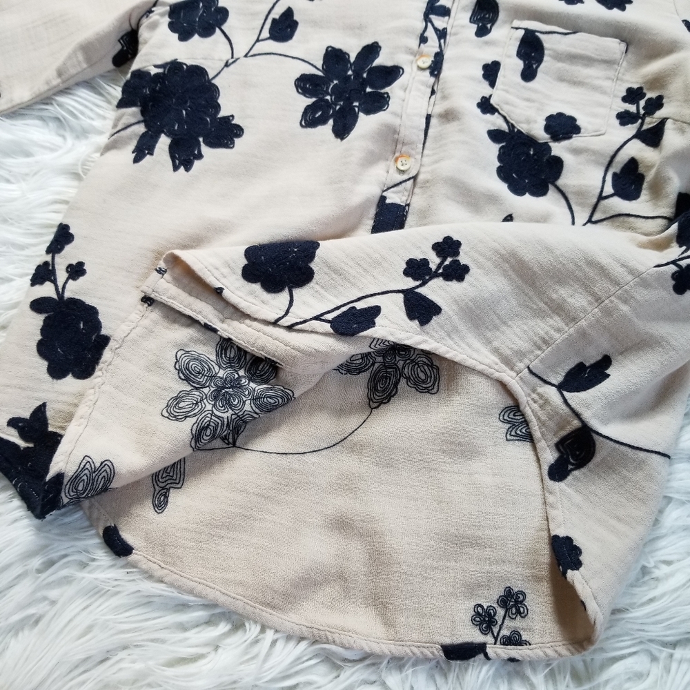 Anthropologie Isabella Sinclair Embroidered Shirt - Picture 8 of 10